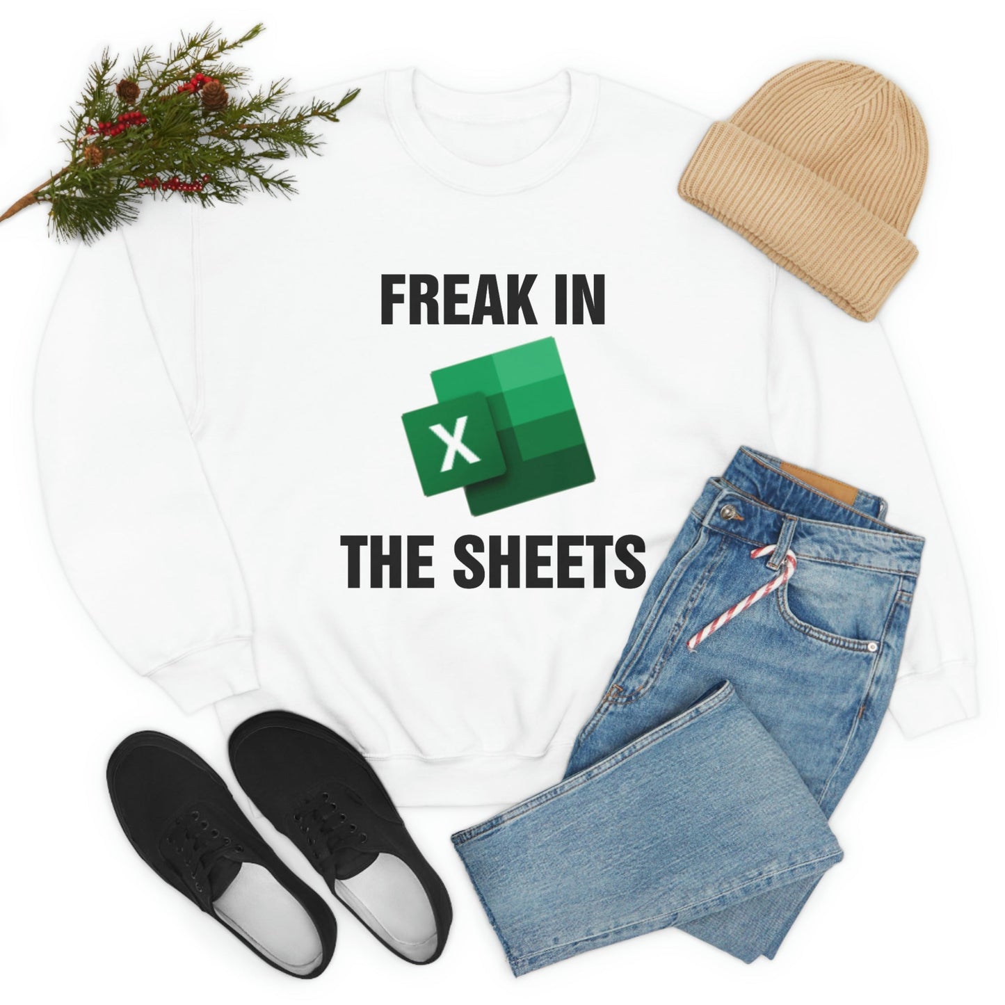 Freak in the Sheets Sweatshirt, Unisex Sweatshirt, Accountant Gift - Wood Unlimited#