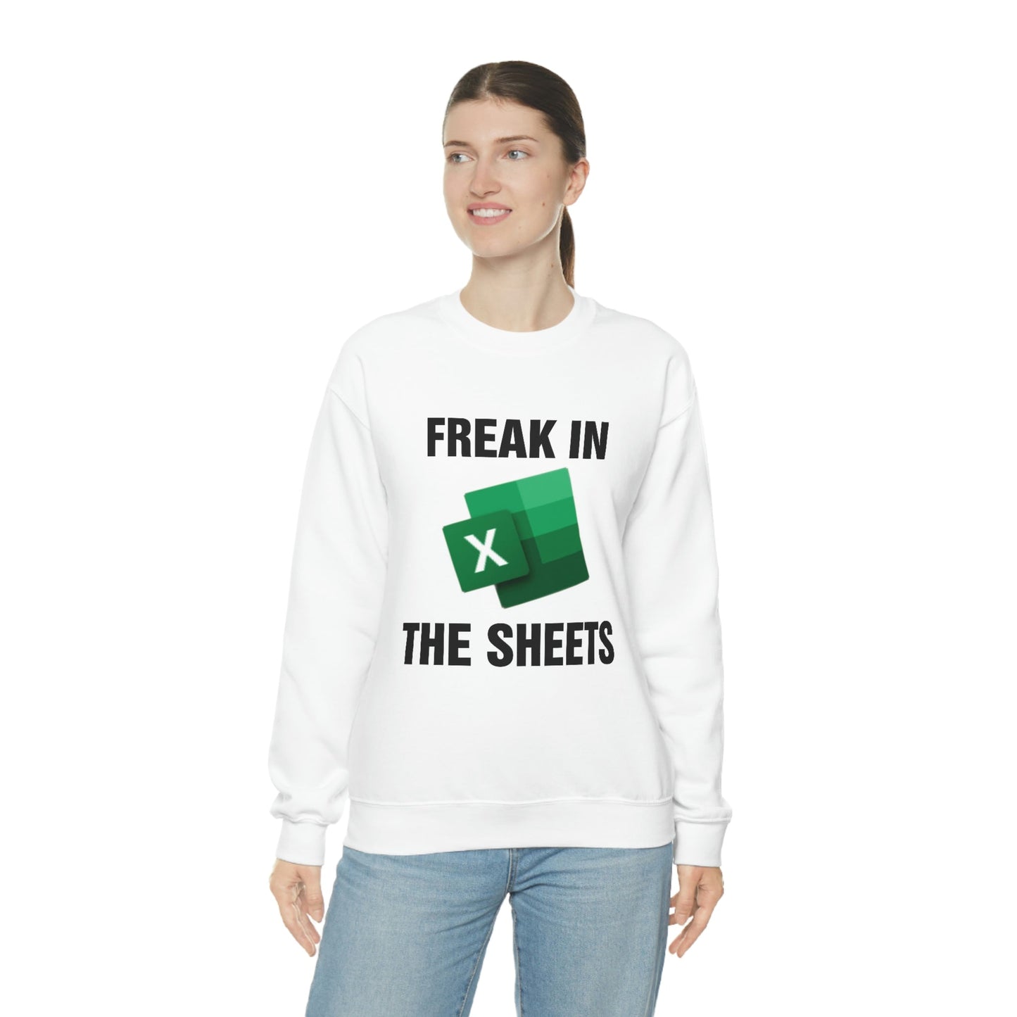 Freak in the Sheets Sweatshirt, Unisex Sweatshirt, Accountant Gift - Wood Unlimited#