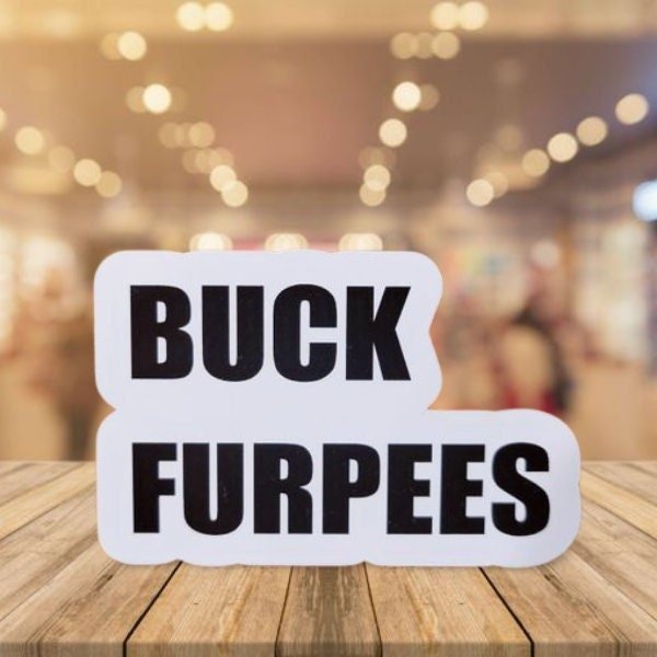 Funny Sticker, Buck Furpees - Fuck Burpees - Funny Crossfit Sticker - Funny Spartan Race Sticker - Funny Workout Decal Sticker - Wood Unlimited#