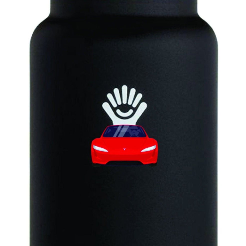 Hydro Flask Tesla Sticker - Wood Unlimited#