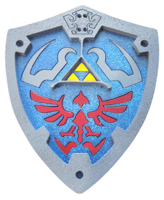 Laser Cut Hylian Shield - Legend of Zelda Laser Cut Shield - Breath of the Wild - Image 8 of 12