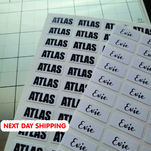 SMALL LABELS, Waterproof Name Stickers Daycare Labels, School stickers, Kids Labels, Dishwasher Safe Name Labels, Personal...