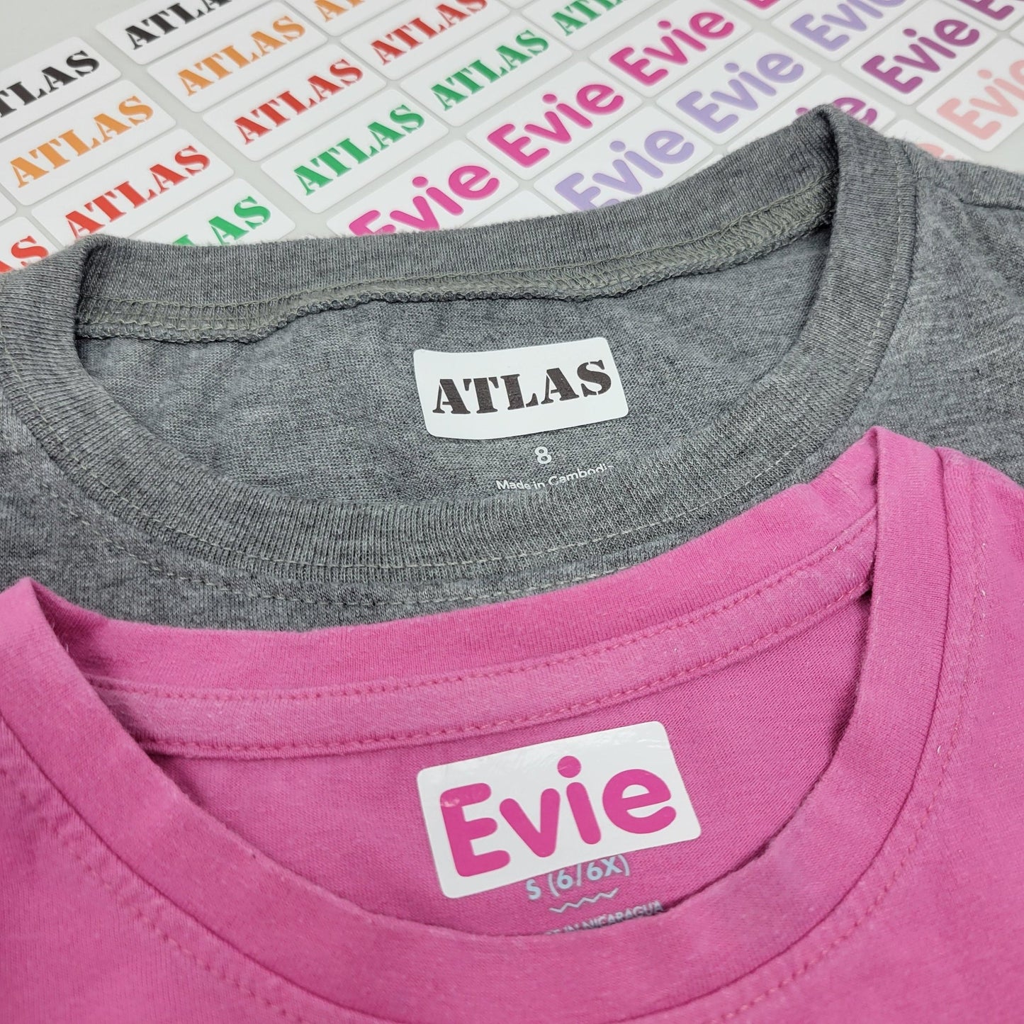 Iron On Name Labels for Kids Clothing and Supplies | Iron On Clothing Decals - Wood Unlimited#