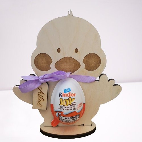 Kinder Easter Egg Holder - Easter Duckie ****FILE ONLY*** - Wood Unlimited#