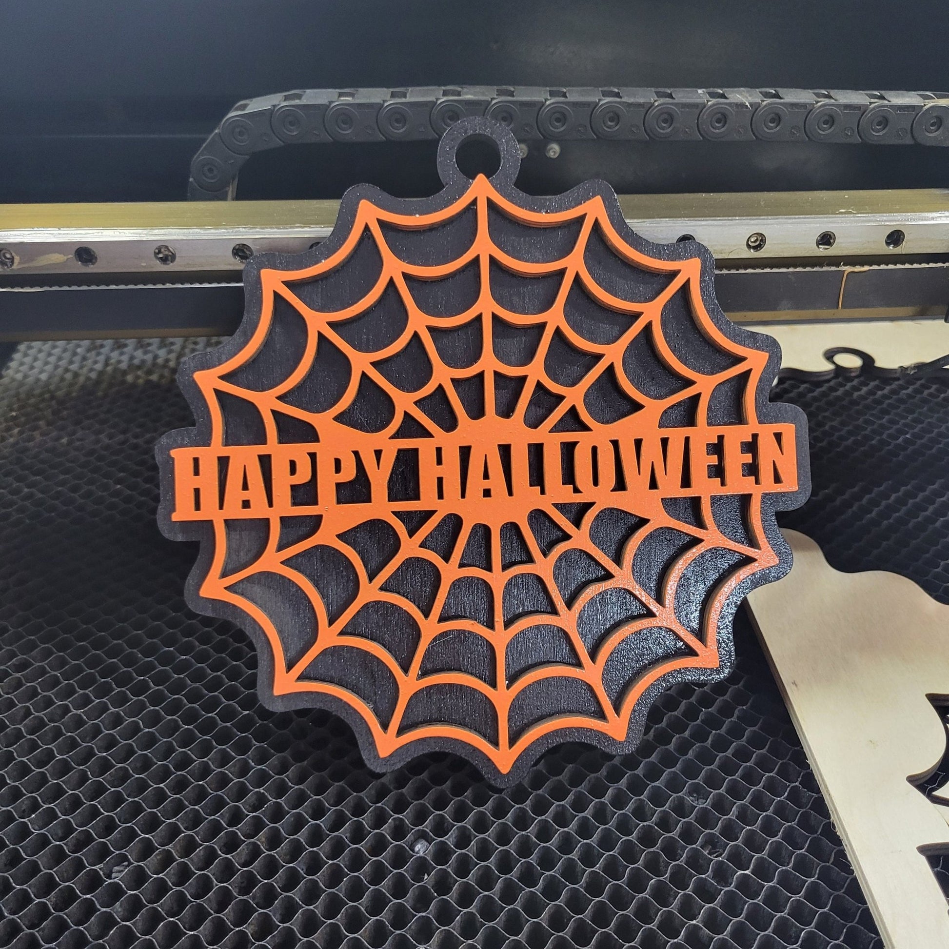 Laser Cut Halloween Hanger, Halloween Digital File Bundle for Laser Cutters, Glowforge Ready, Lightburn File, SVG, AI, Laser Cut File Bundle - Wood Unlimited#