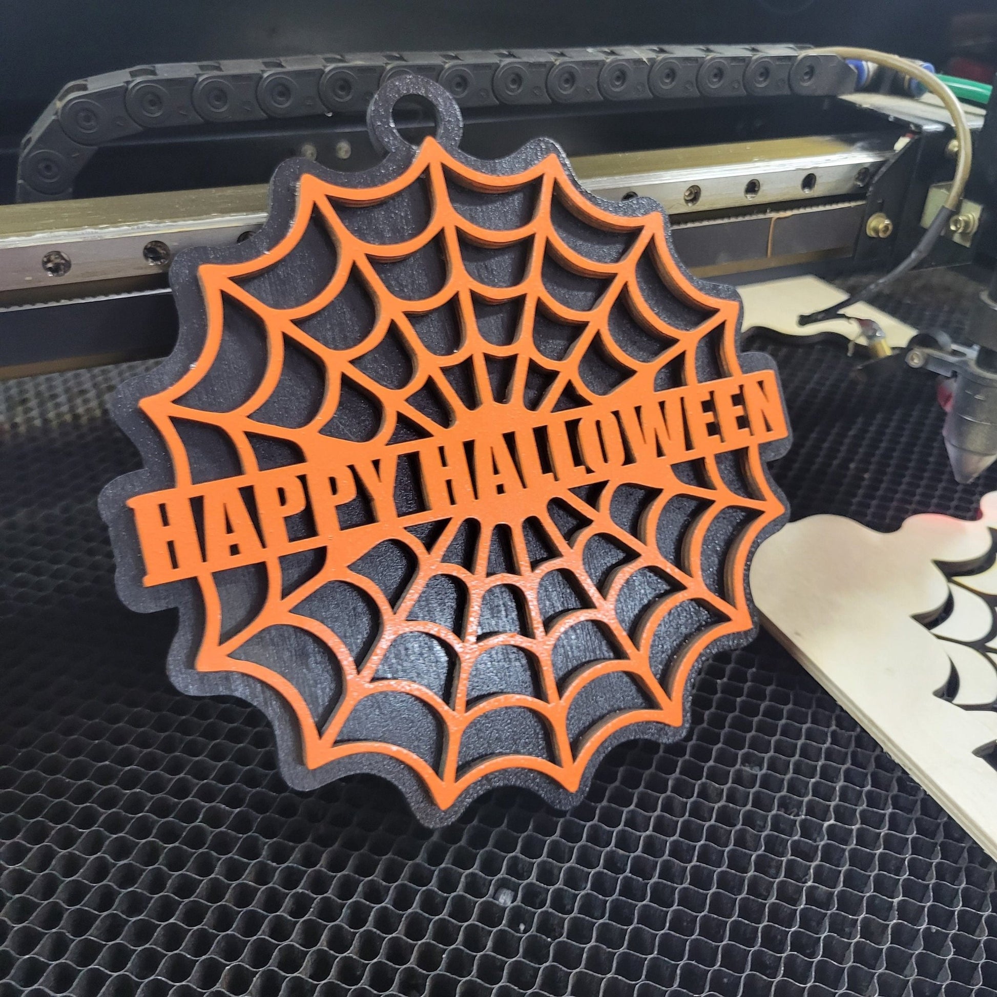 Laser Cut Halloween Hanger, Halloween Digital File Bundle for Laser Cutters, Glowforge Ready, Lightburn File, SVG, AI, Laser Cut File Bundle - Wood Unlimited#