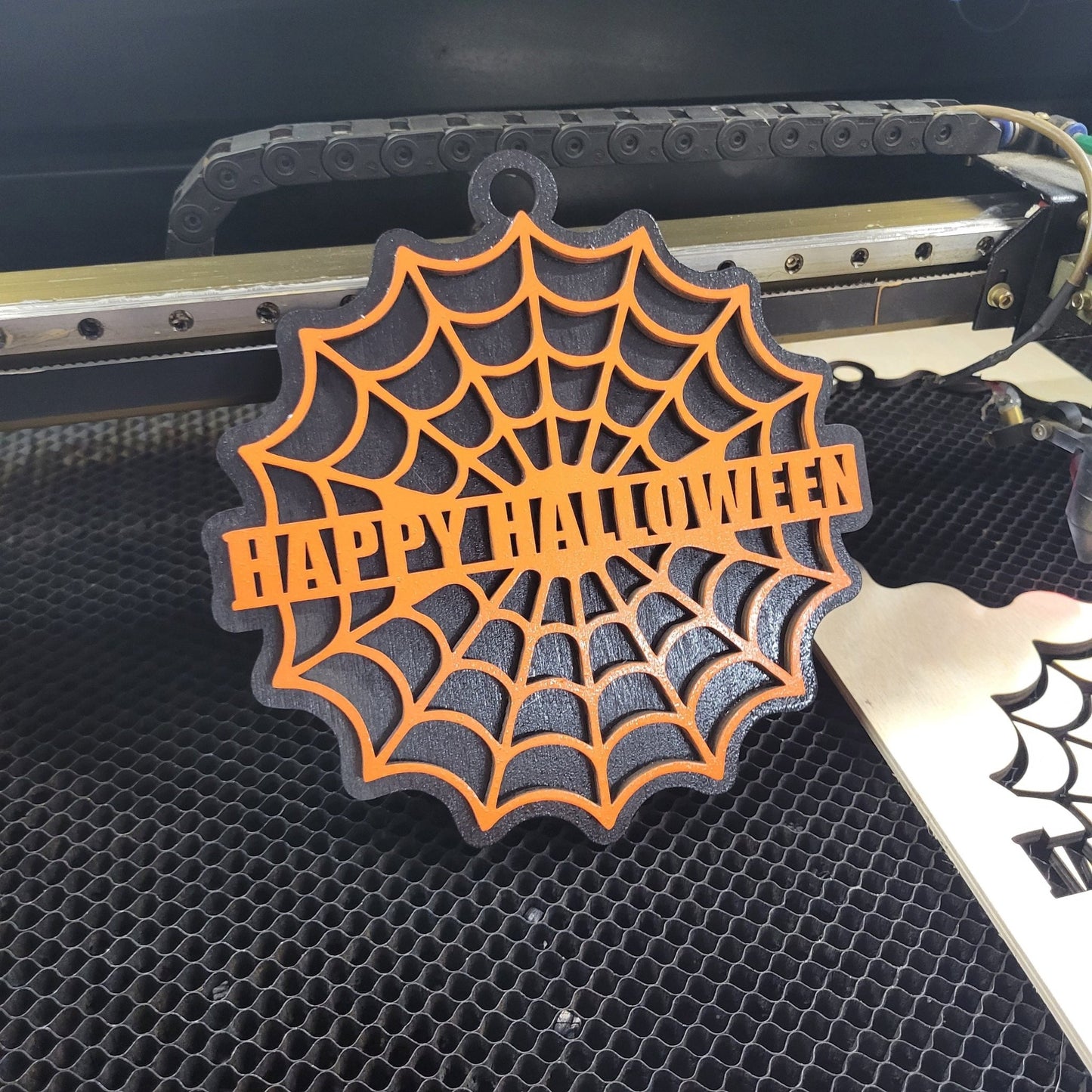 Laser Cut Halloween Hanger, Halloween Digital File Bundle for Laser Cutters, Glowforge Ready, Lightburn File, SVG, AI, Laser Cut File Bundle - Wood Unlimited#