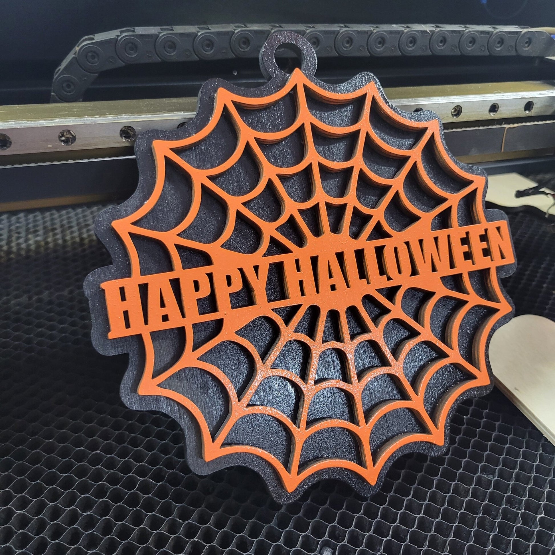 Laser Cut Halloween Hanger, Halloween Digital File Bundle for Laser Cutters, Glowforge Ready, Lightburn File, SVG, AI, Laser Cut File Bundle - Wood Unlimited#