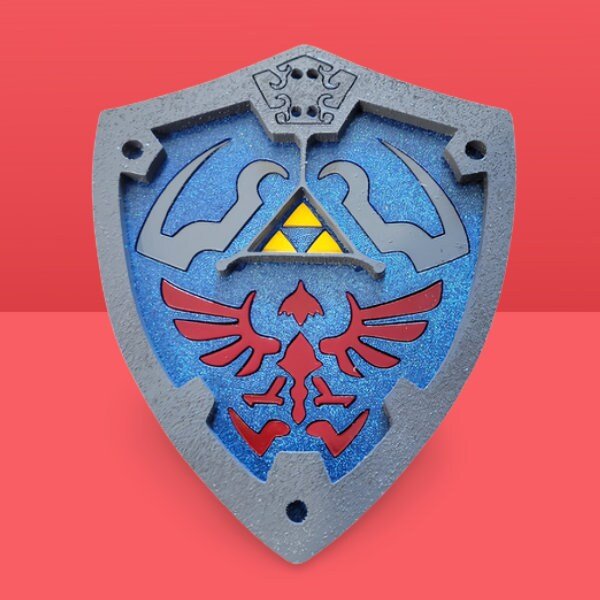 Laser Cut Hylian Shield - Legend of Zelda Laser Cut File Bundle - Glowforge Ready File, Lightburn - Omtech - CO2 Laser Cut Files - Wood Unlimited#