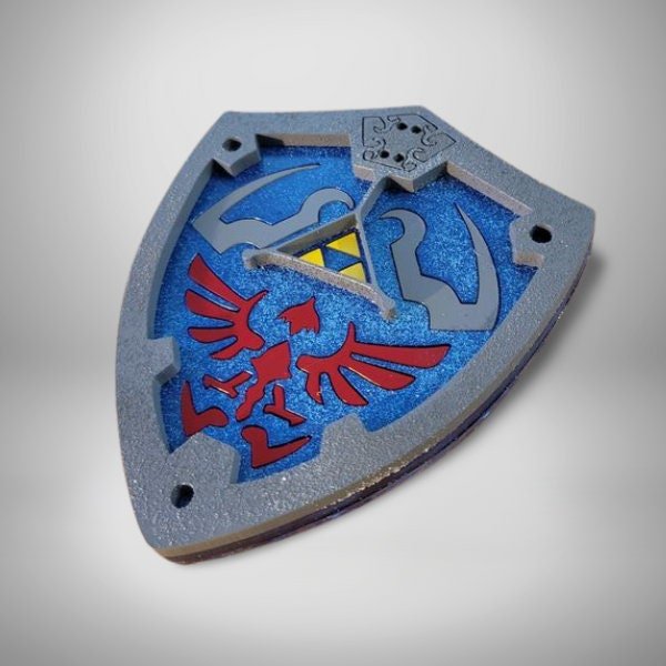 Laser Cut Hylian Shield - Legend of Zelda Laser Cut File Bundle - Glowforge Ready File, Lightburn - Omtech - CO2 Laser Cut Files - Wood Unlimited#