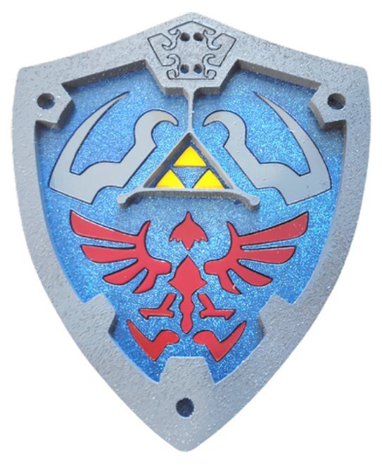 Laser Cut Hylian Shield - Legend of Zelda Laser Cut File Bundle - Glowforge Ready File, Lightburn - Omtech - CO2 Laser Cut Files - Wood Unlimited#