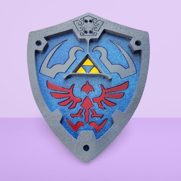 Laser Cut Hylian Shield - Legend of Zelda Laser Cut File Bundle - Glowforge Ready File, Lightburn - Omtech - CO2 Laser Cut Files - Wood Unlimited#