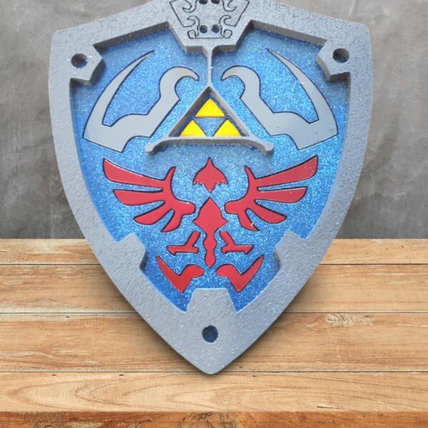 Laser Cut Hylian Shield - Legend of Zelda Laser Cut File Bundle - Glowforge Ready File, Lightburn - Omtech - CO2 Laser Cut Files - Wood Unlimited#