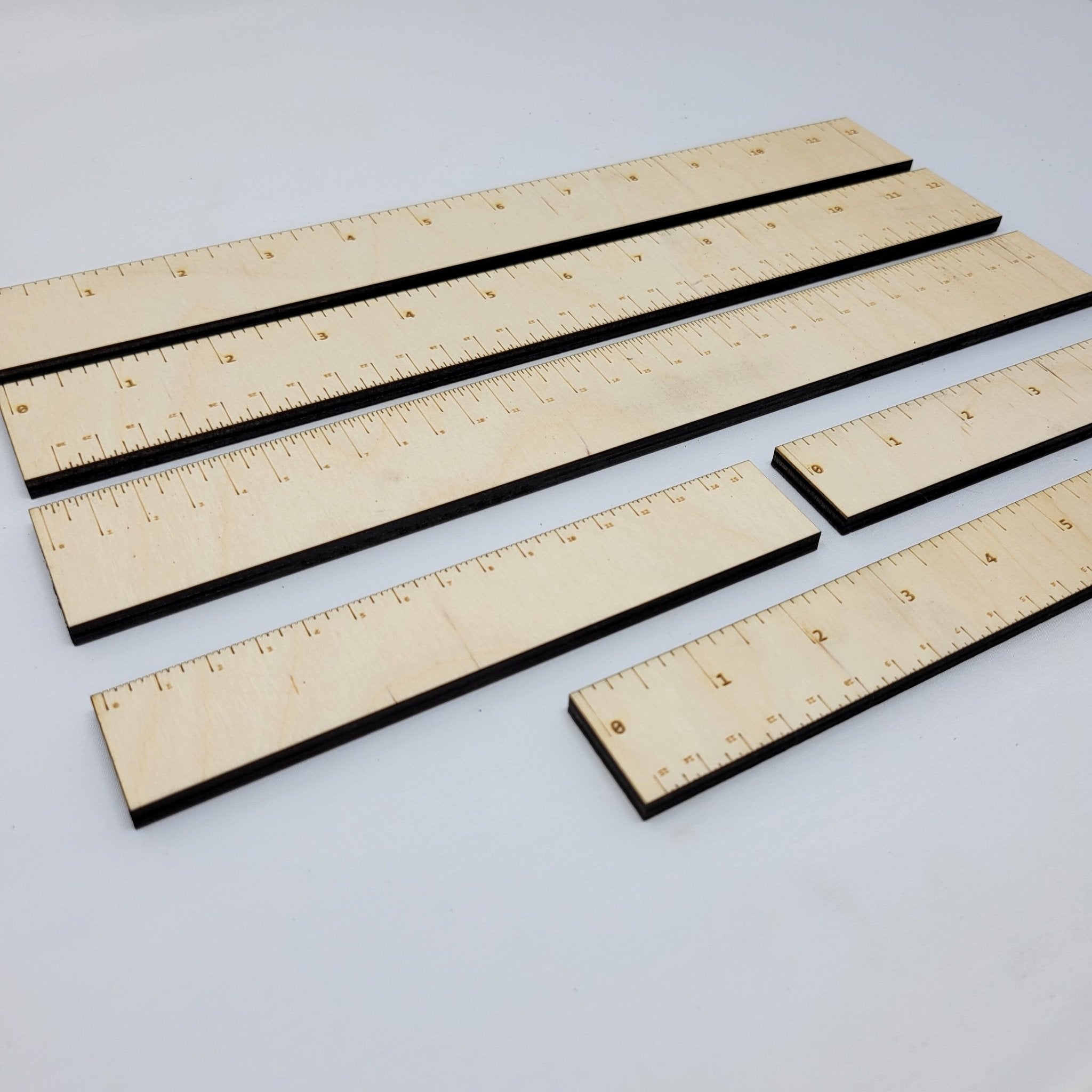 Forge Clip Ruler Inch, MM & CM Laser Rulers - SVG Lightburn Glowforge Ready – Wood Unlimited