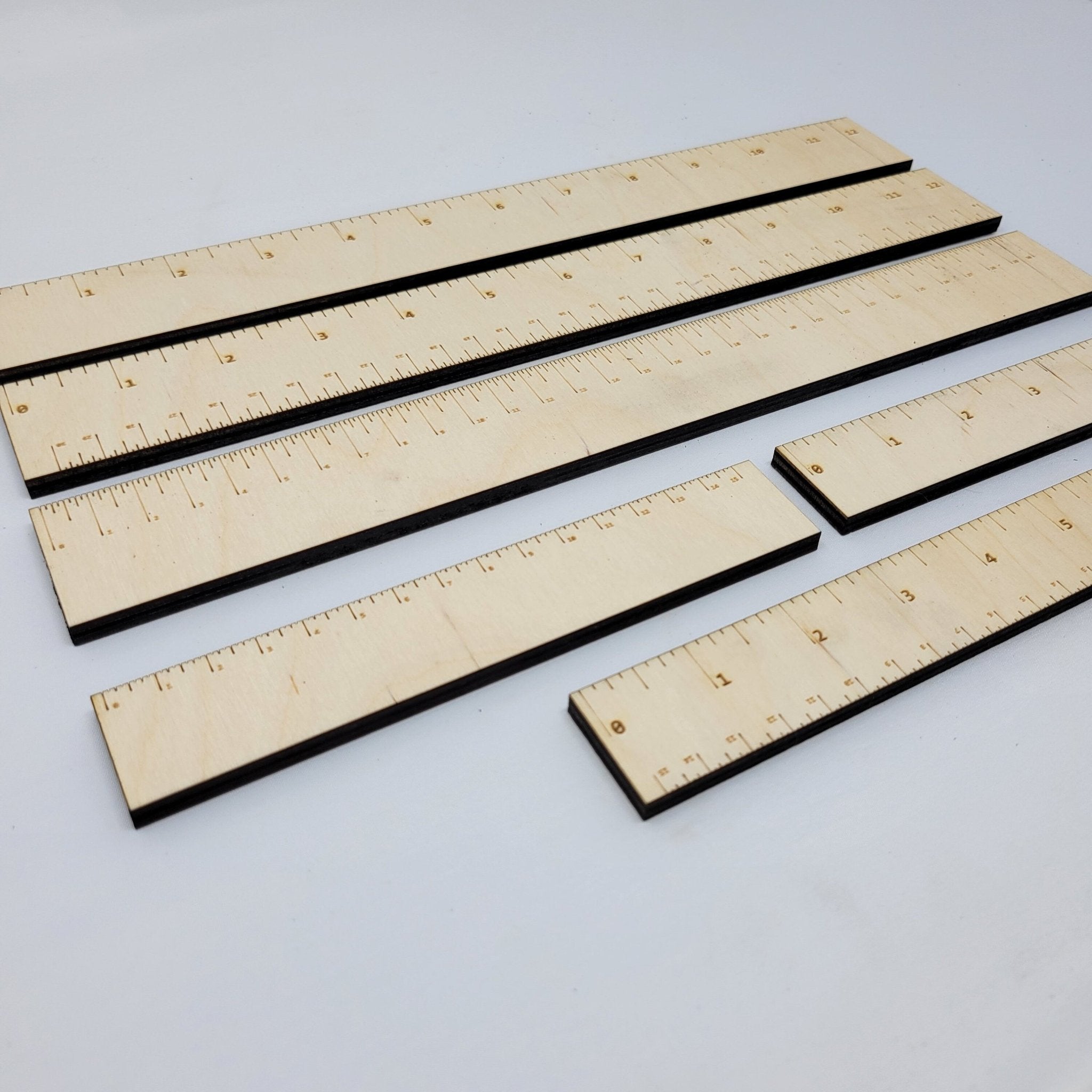 CNC Laser Metric and Inches Ruler Set - StepFIVE40 DXF Files