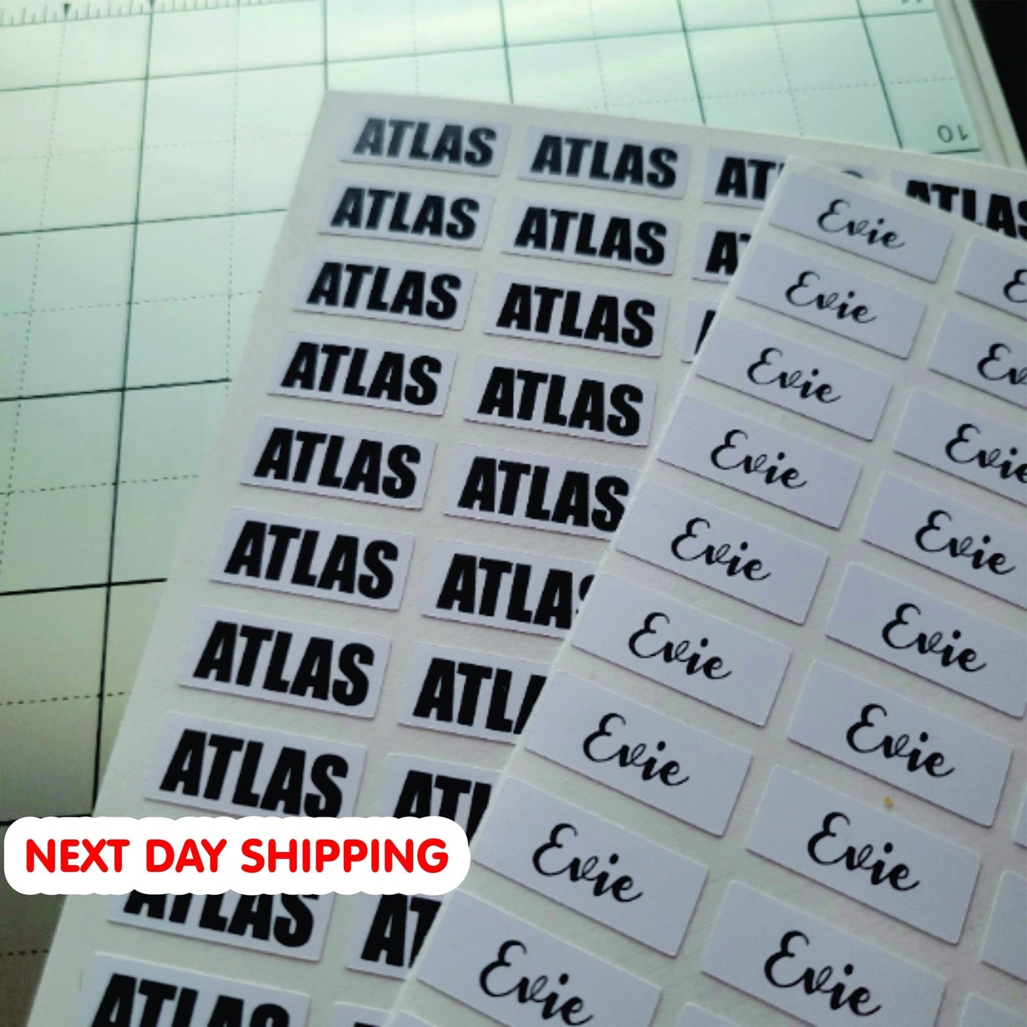 Personalized Back to School Name Stickers for Kids - Small Waterproof Name Labels for Daycare, School, and More! Dishwasher Safe - Wood Unlimited#