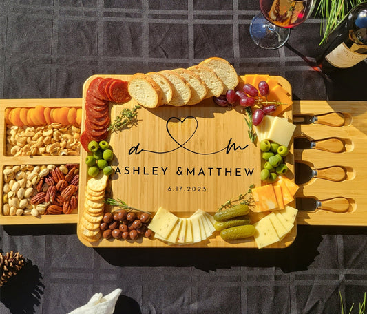 Personalized Charcuterie Board, Cutting Board Wedding Gift, Couple Christmas Gift, Bridal Shower Gift, Housewarming Gift, Anniversary Gift - Wood Unlimited#