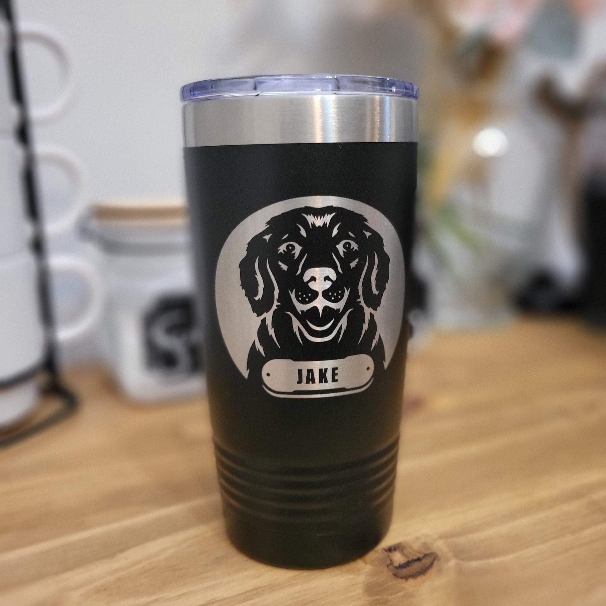 Personalized Golden Retriever Insulated Drink Tumbler or Bottle - Wood Unlimited#