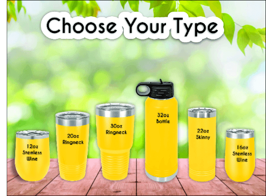 Personalized Insulated Drinking Tumbler