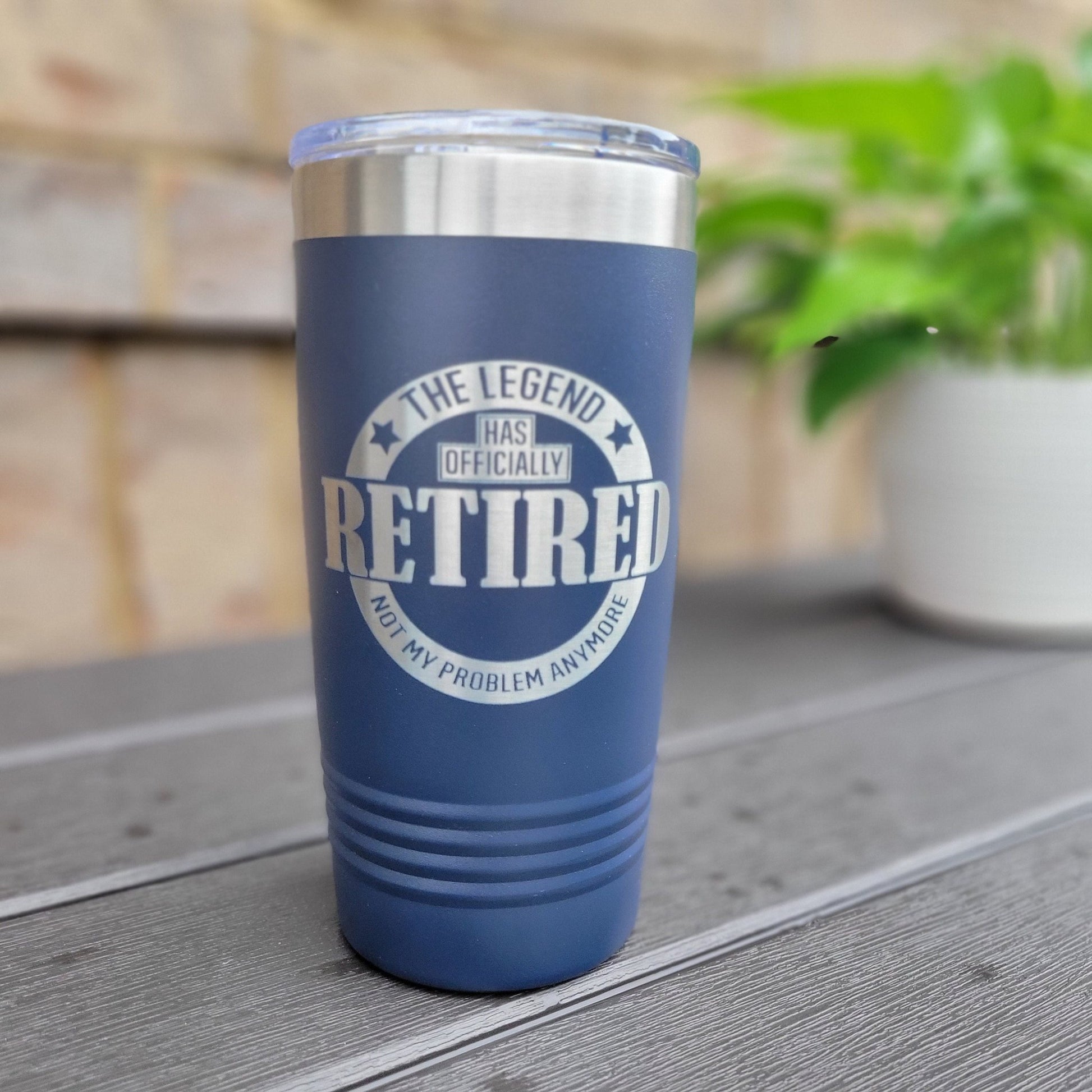 Retirement Tumbler - Retirement Gift - Engraved 20oz / 22oz / 30oz Insulated Tumbler / Bottle - Wood Unlimited#