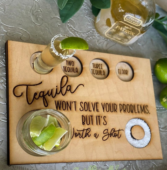 Tequila Shot Flight - Wood Unlimited#