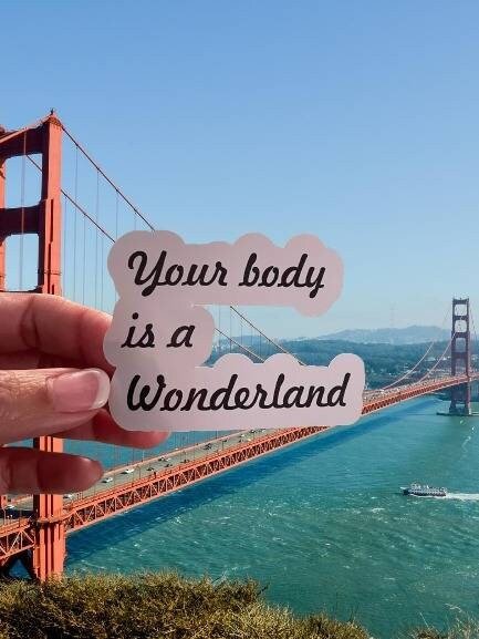 Your Body is a Wonderland Sticker - Funny Sticker - John Mayer - Gift - Wood Unlimited#